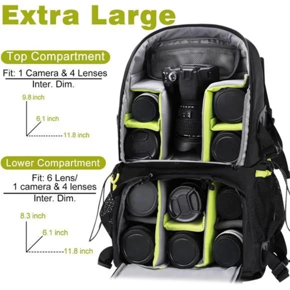 best large camera backpack for 17 laptop BAGSMART Bag DSLR, Waterproof Camera Backpacks for Photographers, Camera Case with Compartment-15.6" Black : Electronics YOREPEK Extra Large Travel Backpack,